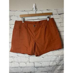 Patagonia Women’s Worn Wear Pre-Owned Orange Shorts Size 14